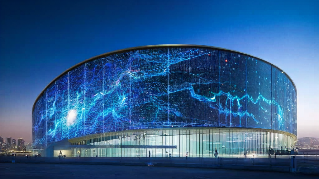 A futuristic cross-border e-commerce control center where an analyst uses an AI system for customer behavior analysis and prediction