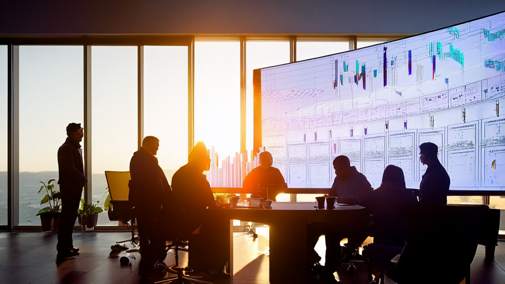 基于AI算法的客户数据清洗服务正在提升获客效能的现代化办公室场景