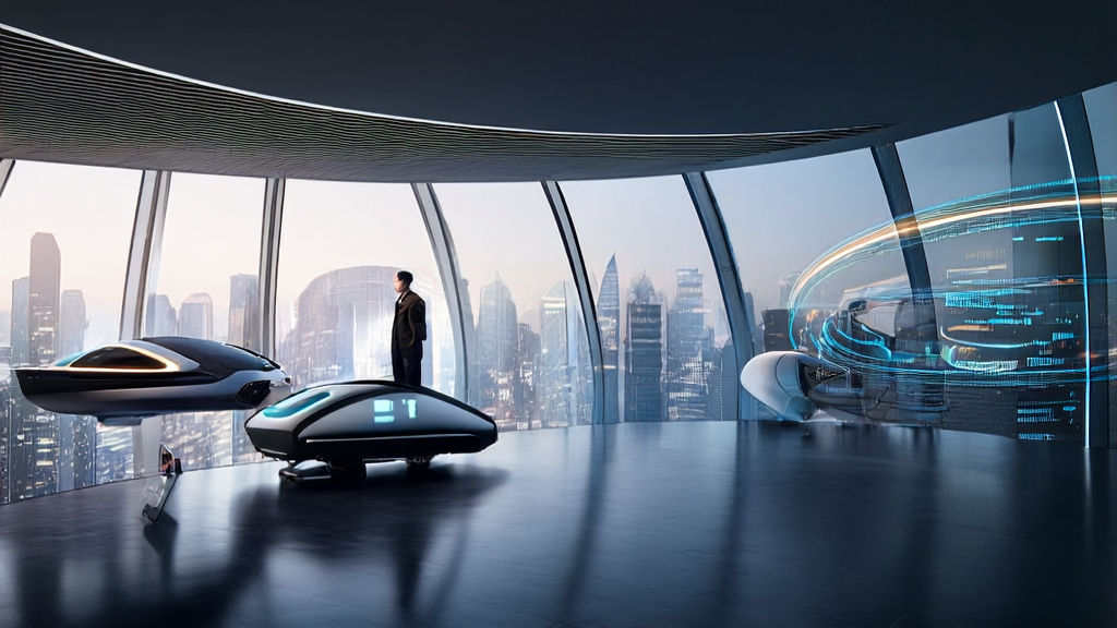 未来办公室中创业者使用AI客户预测模型分析跨境电商数据