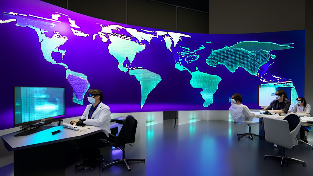 2025年外贸行业利用AI客户预测模型实现精准获客的未来办公室场景