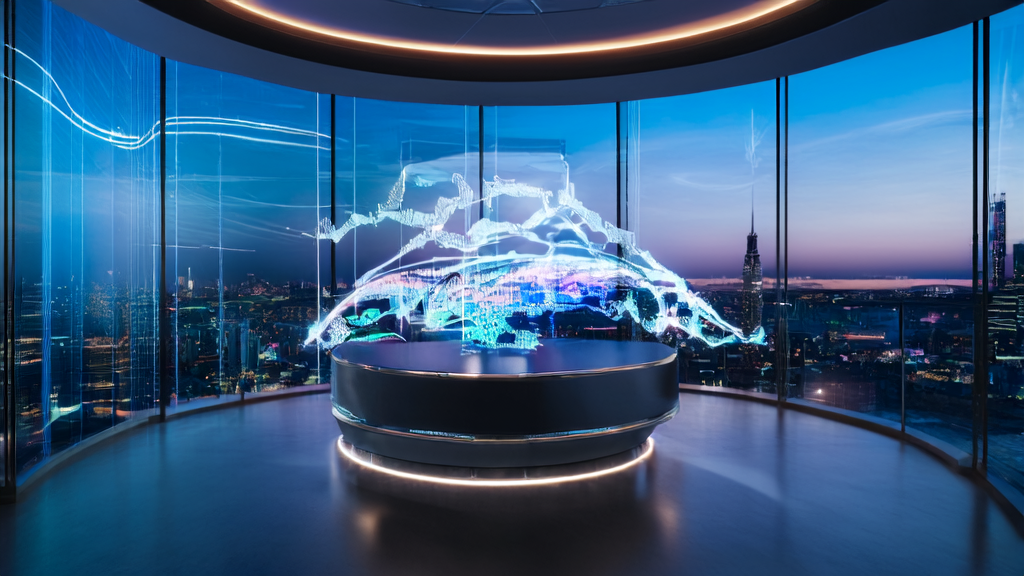 AI customer prediction model empowering hyper-personalized email marketing, showcasing data analysis and global marketing effectiveness