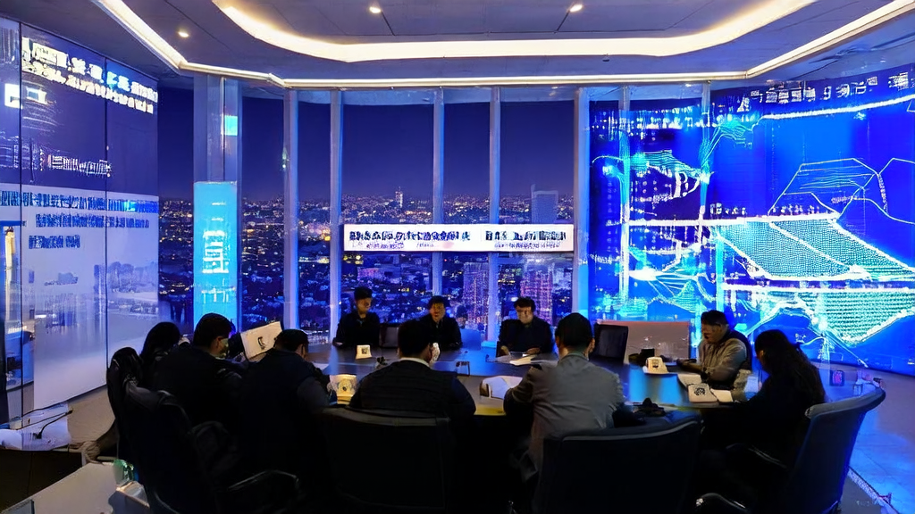 A team in a modern office is using an AI customer prediction model to analyze cross-border e-commerce data, with a poster in the background about top Chinese universities launching “Embodied Intelligence“ undergraduate programs.