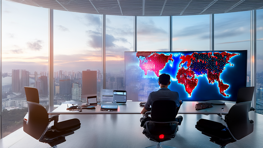 Application of AI customer prediction model in cross-border commerce, showcasing the power of data analysis and multimodal visual technology