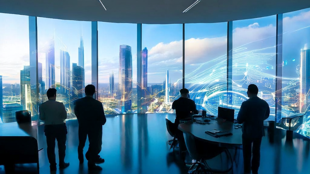 Engineers analyzing data to optimize marketing strategies using AI customer prediction model in cross-border e-commerce