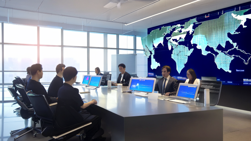 外贸企业员工使用AI客户预测模型进行市场分析