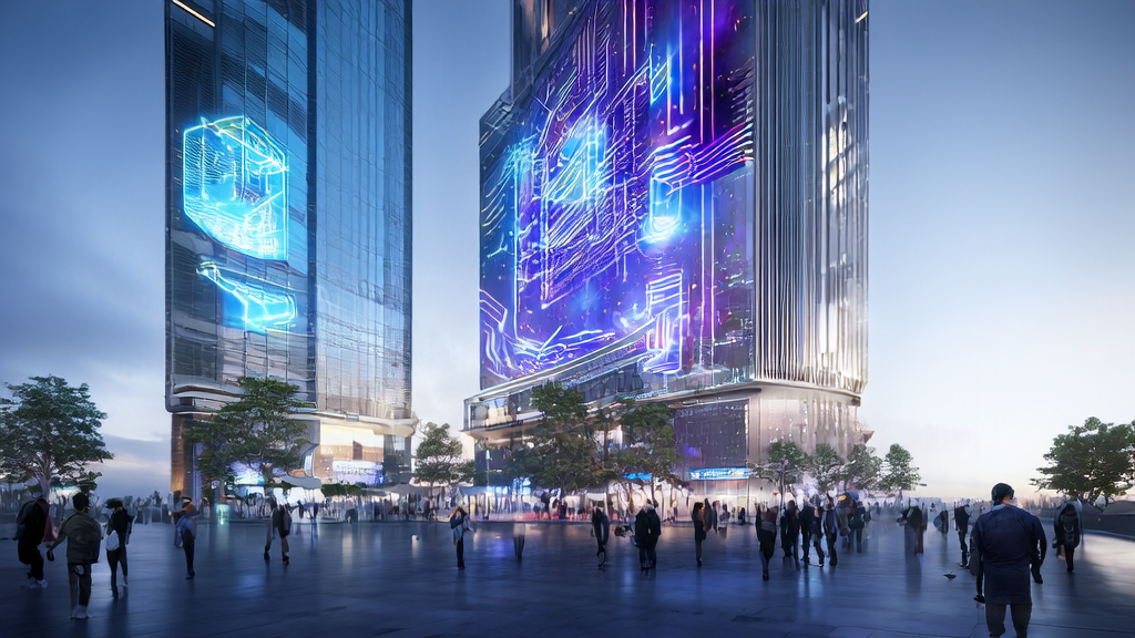 未来科技城市中的AI客户预测模型应用展示