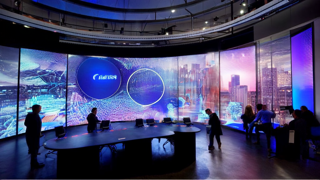 Data scientists using AI customer prediction models for precise marketing analysis in a modern office environment