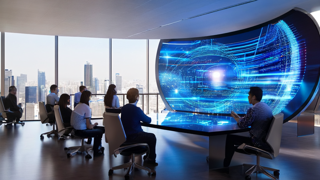 Data scientists in a modern office using AI customer prediction model to screen high-value customers