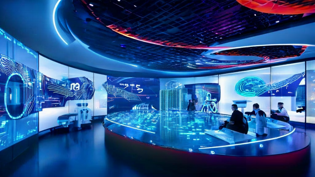 Tech office with programmers analyzing data using AI customer prediction models and responding to OpenAI's "red alert" status