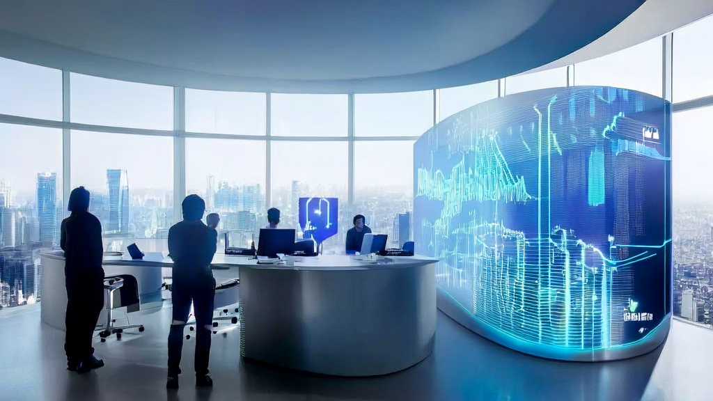 数据科学家们正在分析AI客户预测模型的数据，以实现精准筛选优质客户，减少无效投入