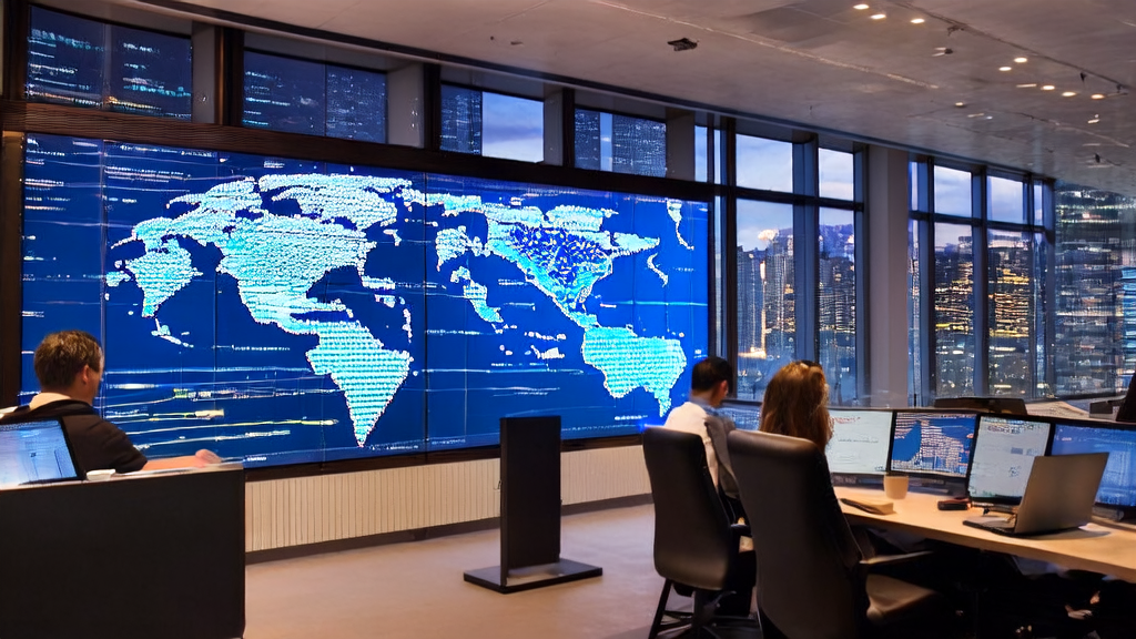 数据科学家在办公室讨论AI客户预测模型