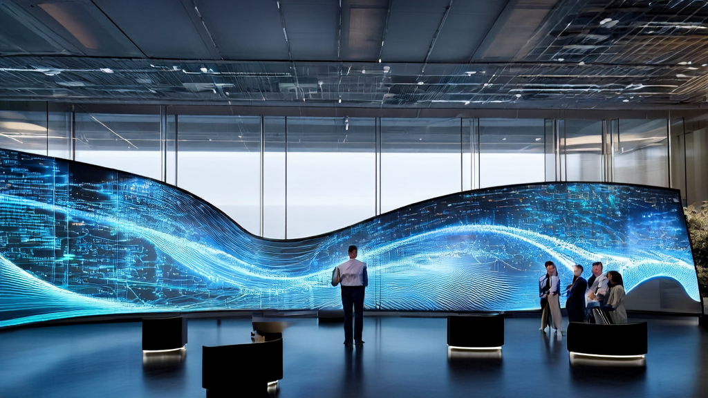 Young team utilizing AI customer prediction model to optimize acquisition efficiency and boost business growth