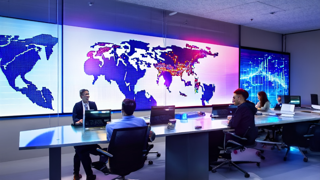 AI customer prediction model optimizing marketing strategies, analysts discussing how to enhance model training efficiency using Meta's DreamGym framework