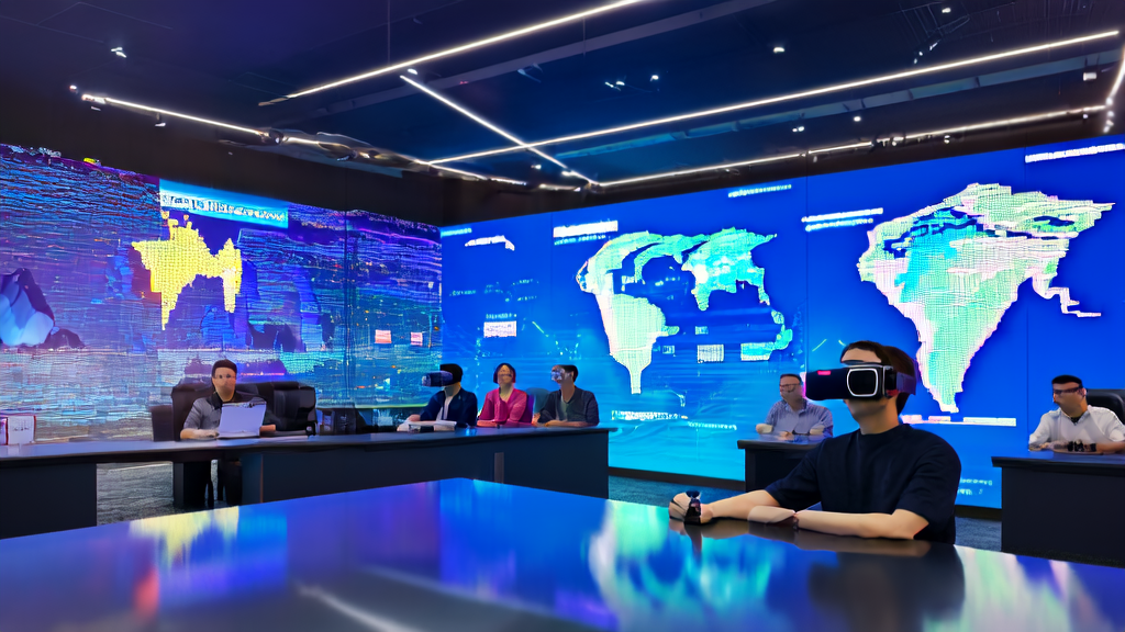 AI customer prediction model transforming the cross-border e-commerce market, showcasing global real-time data and precise customer profiles