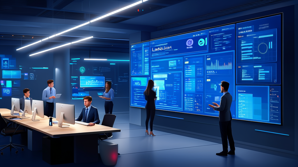 Efficient application of AI customer service in a modern office
