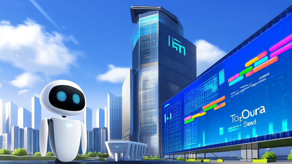 In a modern office building, intelligent customer service robots are processing global customer inquiries, with a real-time data wall displaying Quora customer feedback in the background.