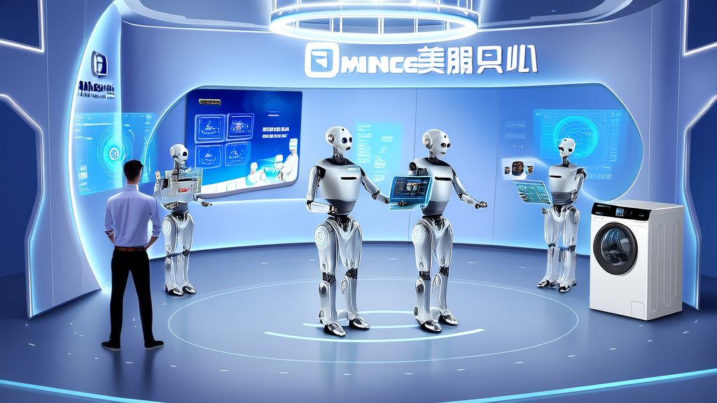 智能客服中心配备类人机器人，展示美的公司最新技术