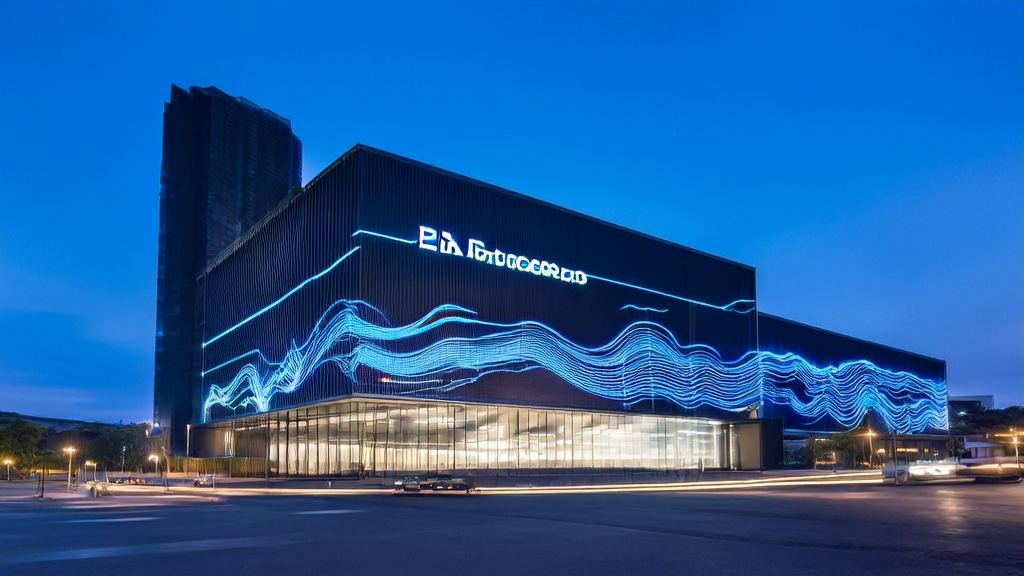 德国科技园区内的现代化AI数据中心，展示AI优化邮件营销和数据分析的成果