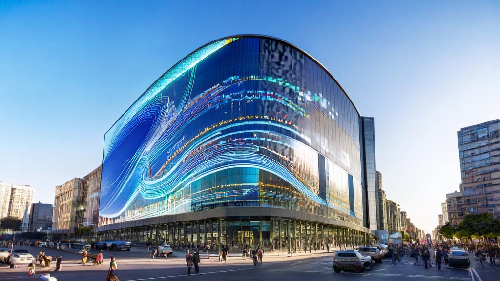 中东城市中的科技公司展示谷歌DS STAR系统，实时分析市场动态并提供精准获客建议。