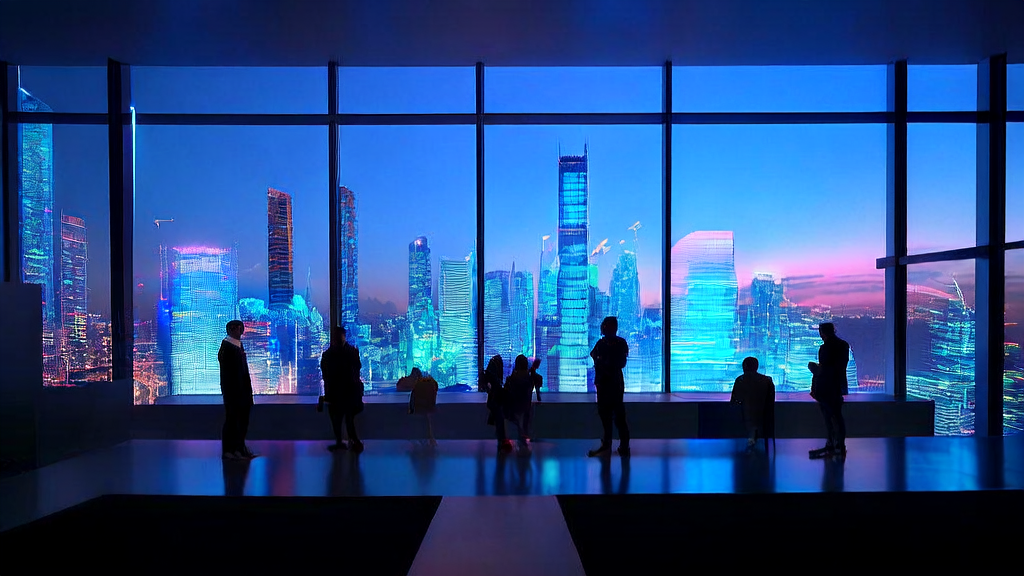 在未来的广告公司中，团队利用AI技术优化广告投放，精准触达目标人群并降低成本。