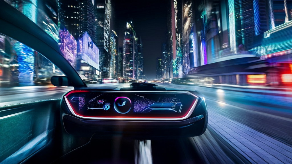 未来都市中的通用汽车利用Google Gemini实现精准广告投放