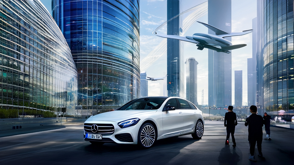 未来城市中奔驰纯电CLA与AI智能获客系统的应用场景