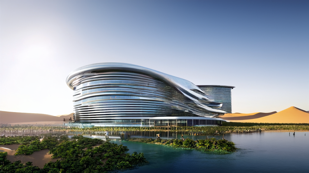 中东地区企业利用AI技术实现高效获客的未来主义场景