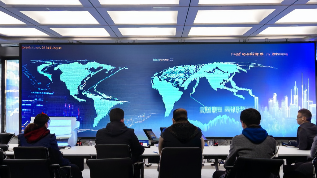 展示AI技术在跨境电商客户获取中的应用场景，包括实时数据分析和全球市场监控