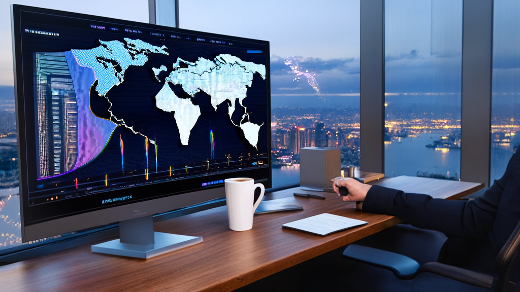 A data analyst is using AI tools to analyze manufacturing customs data to precisely identify potential customers.