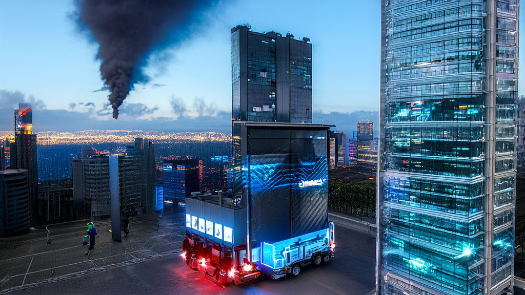 Emergency response at Musk's X company data center amid AI-driven customer acquisition solutions