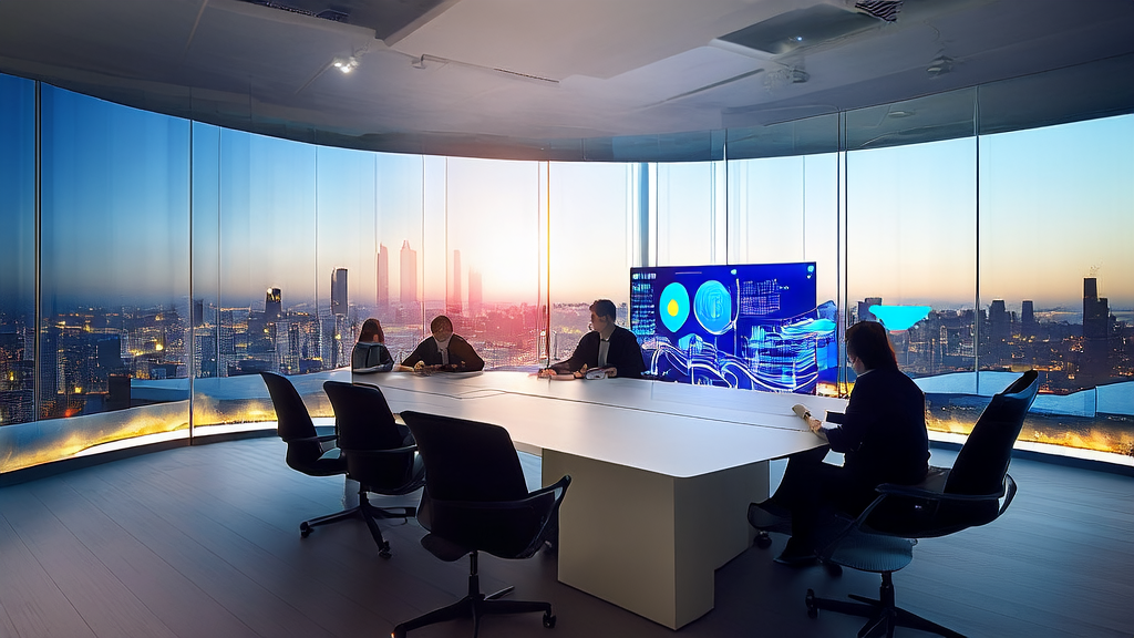 AI-driven customer acquisition solution: Gemini tool in a modern office setting