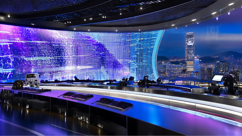 AI驱动的跨境电商客户获取系统在夜晚的城市背景下运行