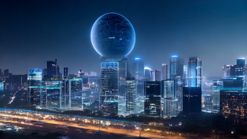 未来的城市中，AI技术驱动的广告投放系统正在高效运作，精准触达目标人群。