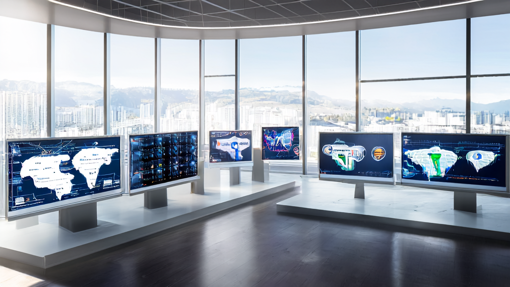 Modern office using AI-driven customer acquisition solutions for cross-border commerce