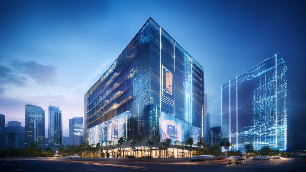 未来城市中的AI与微信支付MCP结合，展示了现代化的客户获取方式