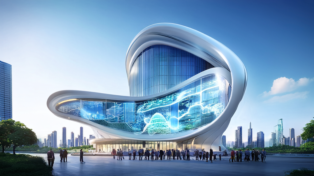 现代化办公大楼内的团队正在利用AI预测模型筛选优质客户