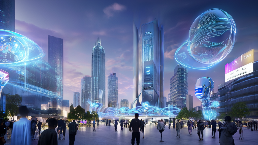 AI-driven customer acquisition: A new era for cross-border commerce, showcasing the application of AI technology in boosting search engine traffic and customer experience.