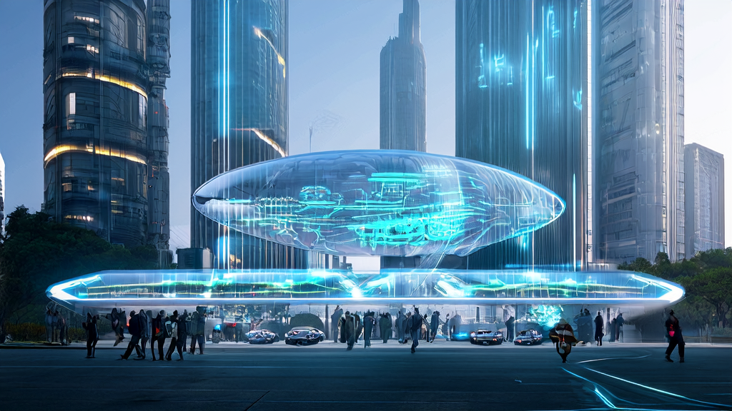 Entrepreneurs using Seed-OSS model for intelligent customer acquisition in a futuristic city