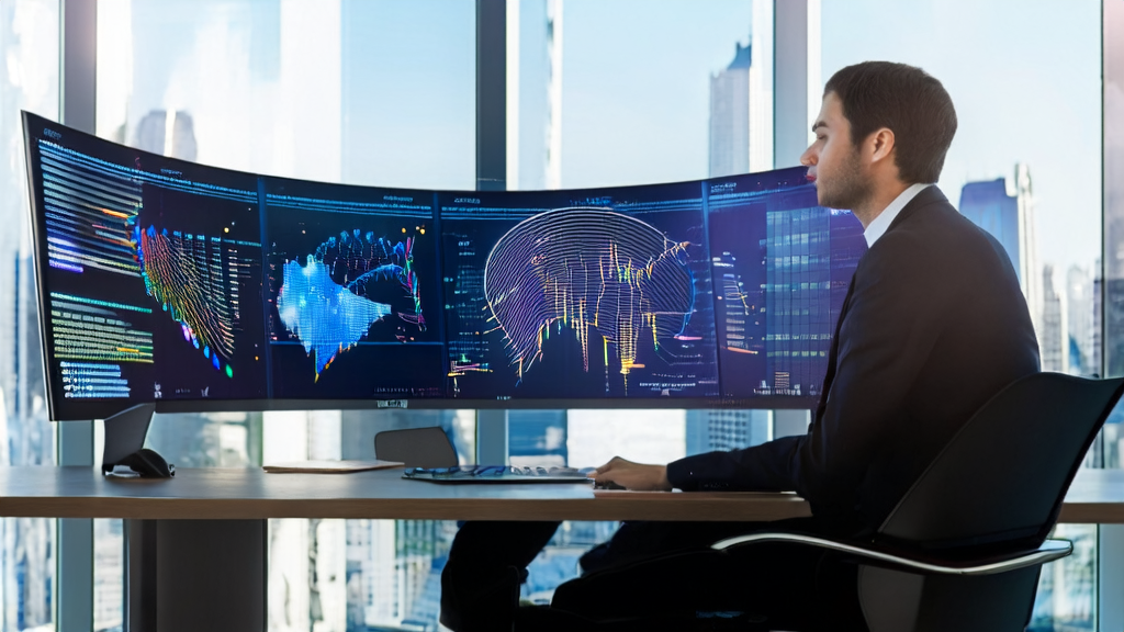 AI驱动的客户获取解决方案团队讨论场景