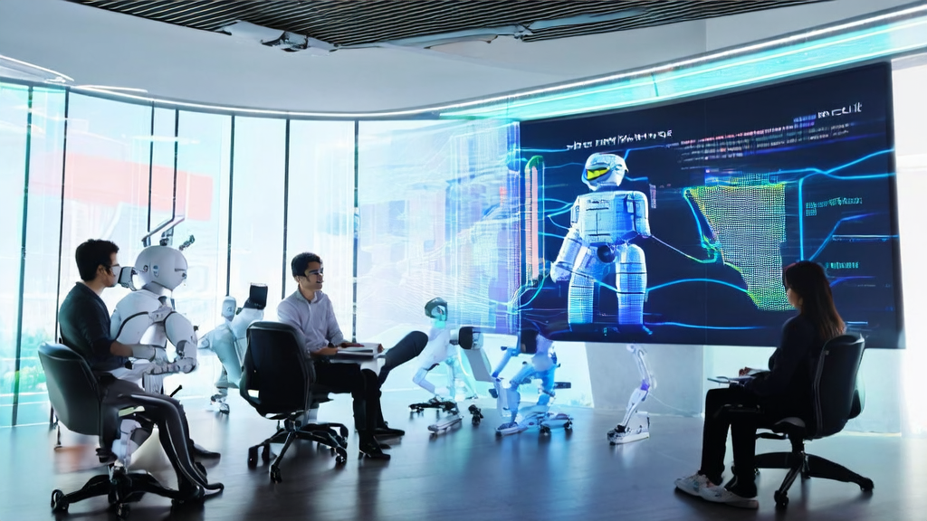 Office scene featuring AI-driven customer acquisition solution integrated with ThinkSound technology