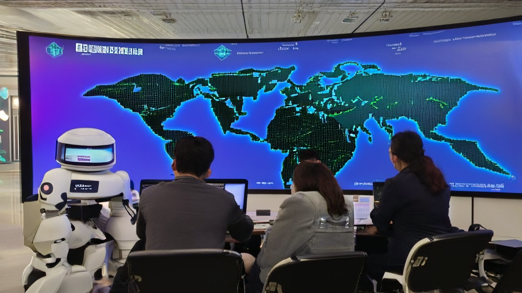 AI-driven customer acquisition solutions and security challenges: Office setting where technicians discuss how to address the Google Gemini assistant's security vulnerabilities.