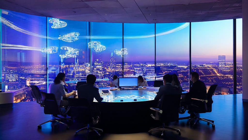 AI-driven customer acquisition strategies: Data scientists and marketing experts discussing how to improve customer acquisition efficiency using predictive models and email marketing