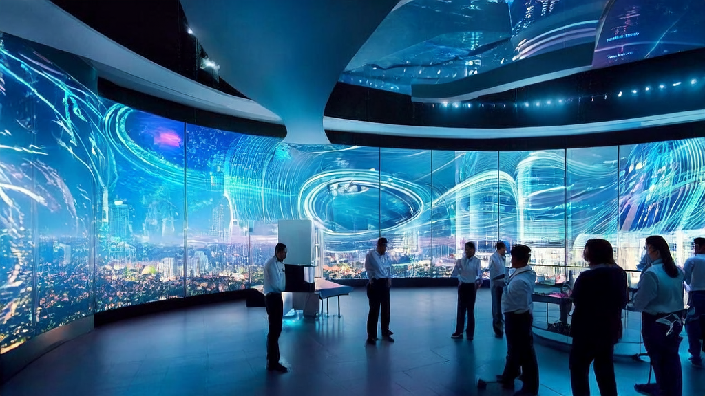 未来城市中的AI智能获客系统工作场景