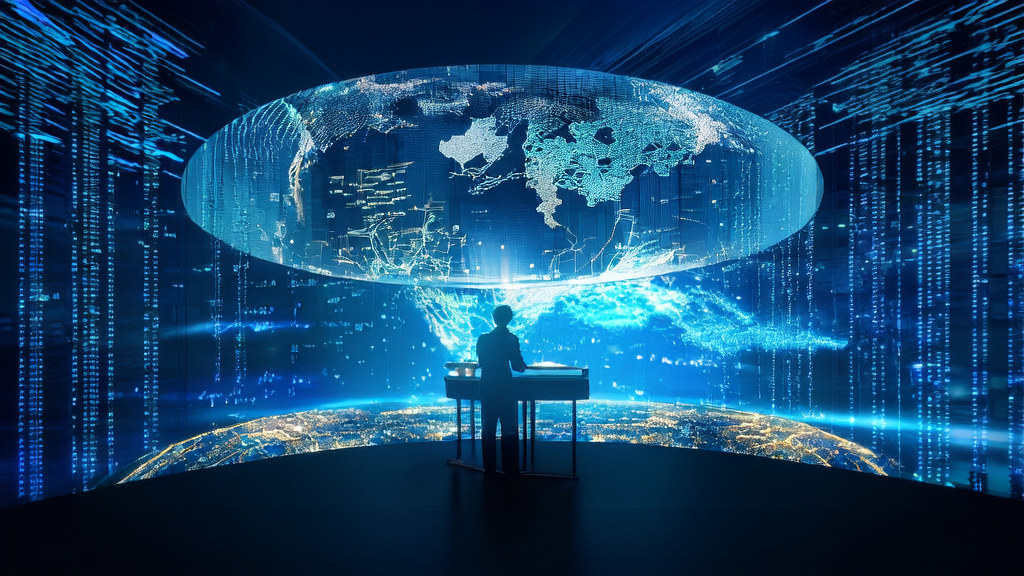 AI-driven customer acquisition system analyzing global customer data to enhance cross-border e-commerce efficiency