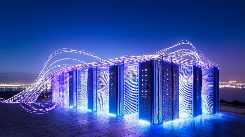 AI驱动的客户获取解决方案，数据中心与未来城市的融合，展示AI技术的应用前景