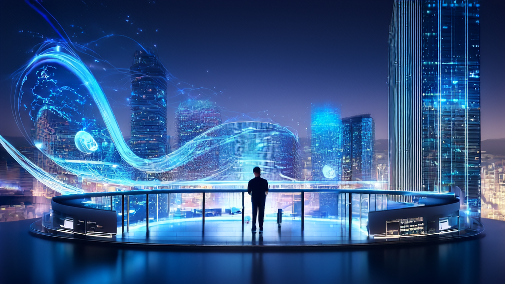 AI-driven customer prediction and personalized marketing: Analyst using AI tools for data analysis and email marketing