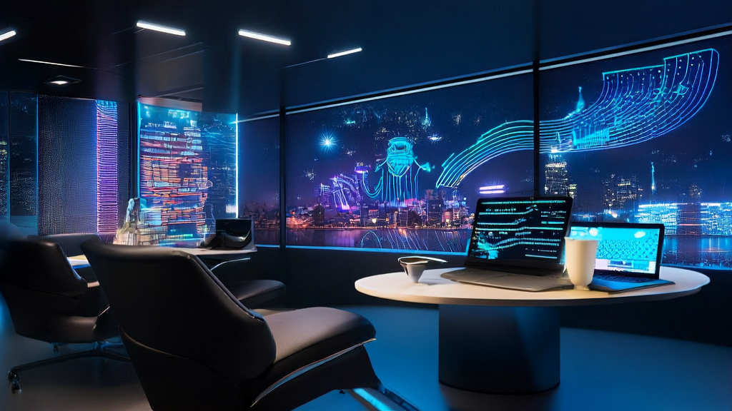 Showcasing AI-driven email marketing technology, including real-time customer data analysis and 3D digital human live streaming