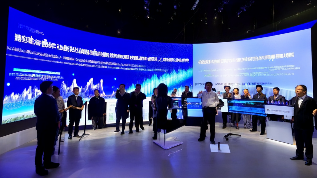 科大讯飞展台展示多语言大模型实时翻译效果，吸引众多参展商和观众