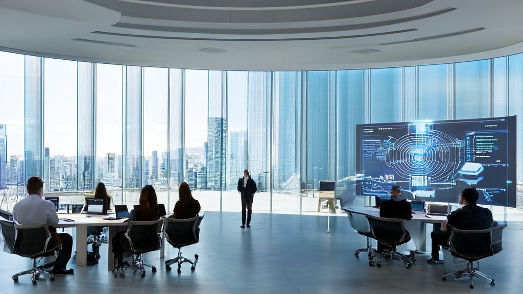 Coinbase CEO announces mandatory AI tool usage, showcasing AI-driven marketing solutions and data charts