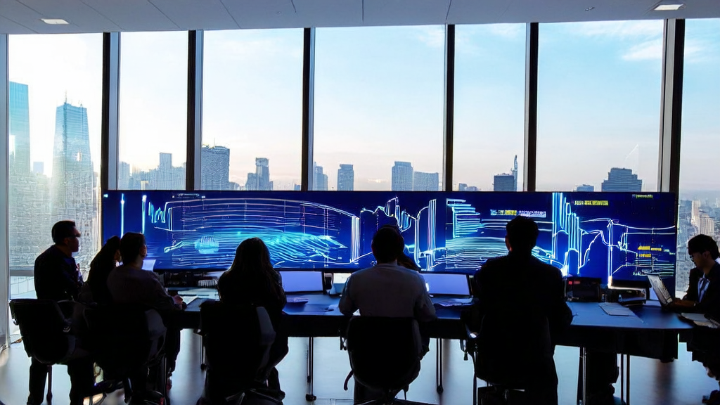 A team analyzing data to optimize customer experience using AI-driven personalized email marketing for ecommerce sales